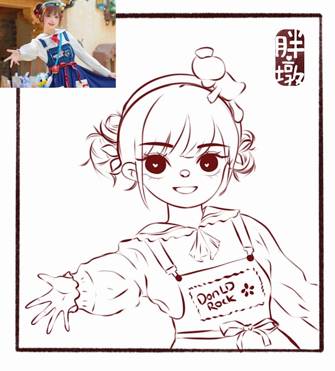 头像练习。by胖墩
#儿童插画  #板绘...