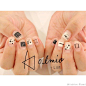 ※ Nails ※ 简单素雅的美甲，怎样都好搭配。（cr：kolmio_lim）