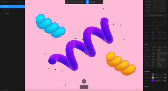 Spline，一个 Web 体验的 3D...