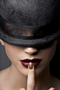 Magalia, Michael Wirth: Hats, Face, Fashion, White, Posts, Beauty, Black, Photography