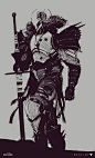 Destiny 2 - Void Character Illustrations, Ryan DeMita : These are D2 character illustrations used in the in-game UI. Void class.