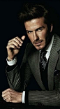 David Beckham in pinstripes | Gentleman