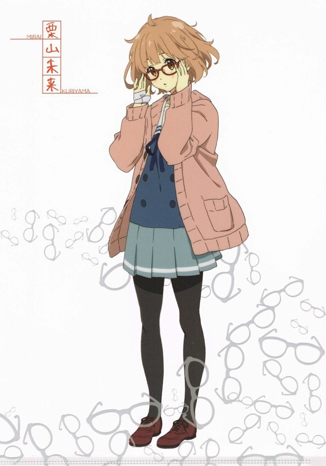 Action Figure Anime Figurine Mirai Kuriyama Figure 境界的彼方