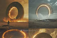 439组Ai智能Midjourney生成科幻赛博朋克风格手机电脑壁纸图片+代码咒语关键词素材 439 Midjourney Prompts for Dark Sci-fi: Vol 4插图13