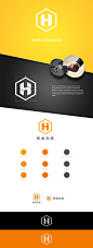 Logo Design for HEJIN Online : HEJIN is a technology company which provide high-quality insurance products on their online platform. This logo is using the initial H as the main visual and also use elements like safe belt and hand shaking to give audience