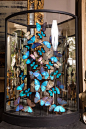 A selection of Morpho's butterflies arranged in a 19th-century display case. This is the biggest butterfly dome we have ever had and it is spectacular. #Butterflies #taxidermy #butterflydisplay #interiordesign #purewhitelines #London