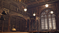 Relighting World: Library , Sergei Panin : Real time lighting practice in UE4 
Relight of the scene - https://www.artstation.com/artwork/zmByL
Main reference of lighting - Order 1886