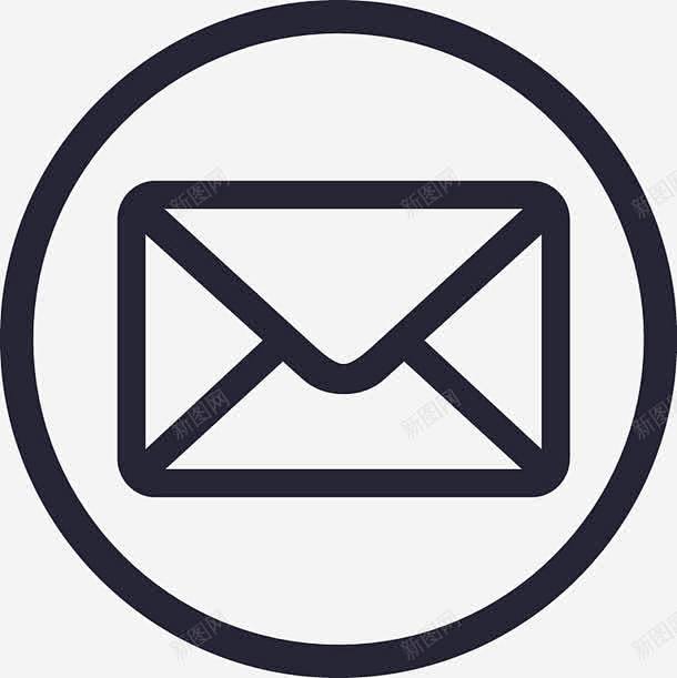 个人信息里的邮箱矢量图图标