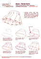 Learn Manga Basics: Pleated Skirts by Naschi on DeviantArt