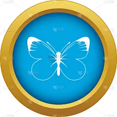 分离着色,蓝色,图标,蝴蝶,华丽的,信函,婚礼,翅膀,自然美,复古