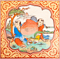 艺术,绘画艺术品,寺庙,围墙,时尚,美,儿童,水平画幅,美人,桃