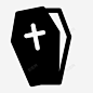 棺材吸血鬼亡灵图标 葬礼 蓝牙 icon 标识 标志 UI图标 设计图片 免费下载 页面网页 平面电商 创意素材