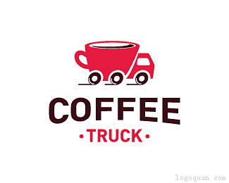 咖啡卡车图标