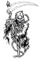 REAPER by BROWN73 on DeviantArt骷髅头 skull 死神 恐怖 吓人 惊悚 万圣节
