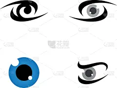动物眼睛,计算机图标,轮廓,白色,商务,人,概念,视力,图像,弯曲