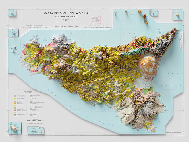 Italy - 3D Cartograp...