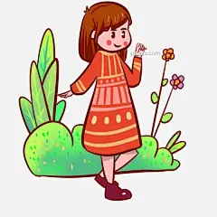 清明节小女孩出游手绘插画图片大小2000x2000px 图片尺寸1.26 MB 来自PNG搜索网 pngss.com 免费免扣png素材下载！草地#春天#春游#花朵#卡通#卡通手绘#可爱#男孩#清明节#森林#思念#思念亲人#踏春#