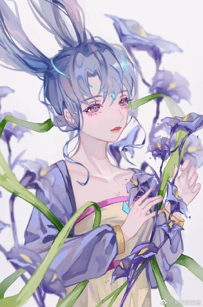 CG插画厚涂-花瓣网