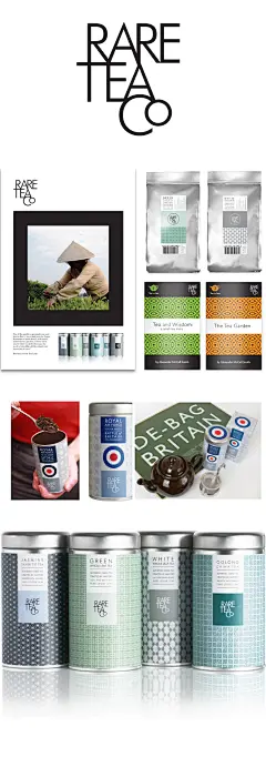 稀土茶叶公司
亨丽埃塔·洛弗尔是一个充满激情和不懈的饮茶艺术活动家。她罕见的茶，直接向供应商采购的，以前在铝箔包零售商不愿股票出售。移动铝铁罐包装成提高稳定性，出色的沟通优质的茶。她罕见的茶叶品牌和包装设计也需要一个清新，现代的外观捕捉到她的产品的真实性和溢价性质。几周之内重新设计维特罗斯和高端熟食店被列入珍稀茶在英国。