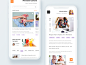 Blog App. fashion tag social gallery profile news video list details mobile app blog