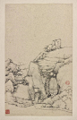 弘仁《丰溪山水册》