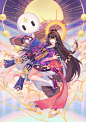 #阴阳师百闻牌# 日和坊，画师：Hanasa_花洒，画师微博：https://weibo.com/u/1776162524