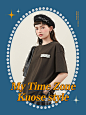 阔色圆领纯色短袖t恤女2021新款夏季韩版宽松小众半袖上衣-tmall.com天猫