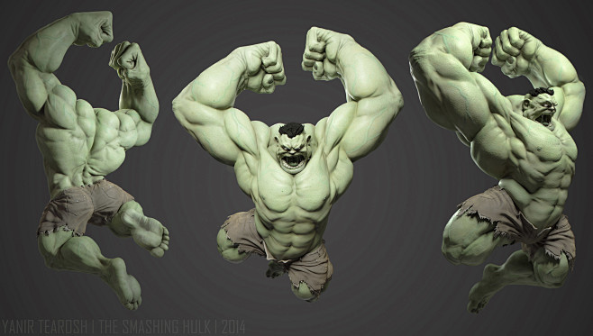 Smashing hulk! (step...