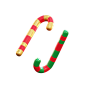 Candy Cane - 20款3D矢量圣诞节插画图标素材下载 Christmas - 3D Icon Premium Pack .blender .psd .figma