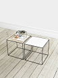Modern and contemporary Danish and Scandinavian style Metal Side Tables: 