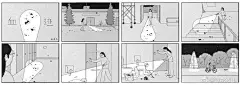 @我是白-  创作插画已经有近十年时间，直到 2017 年，他才开始画漫画。他的漫画《游戏》由 43 组独立的连环漫画组成，通过各种奇思妙想，探索更深层次的主题，并且在荒诞与内涵性之间的自由切换。这些都体现了“我是白”作为艺术家和故事作家的出色能力，也令《游戏》中的短篇漫画让人读得停不下来。读 ​​​​...展开全文c