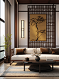 scottmary_a_modern_living_room_with_dark_wood_furniture_and_a_b_a8b77fb8-0549-40e7-83ed-d114b8942bea.png (928×1232)