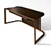 Ion Writing Desk - Desks by Giorgetti | Architonic : Writing desk with the frame in solid walnut canaletto wood (fin.11). The top, the two drawers and the front closing panel are covered with saddle leather..