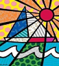 Romero Britto是巴西著名流行艺术画家，在流行的颜色中配合了个人独特的风格，被称为“新 Cubism ”。 ​​​​