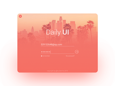 Daily UI #001 Sign I...