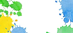 奥运里约彩色泼墨背景海报banner科技科幻商务图库png图片网图片素材