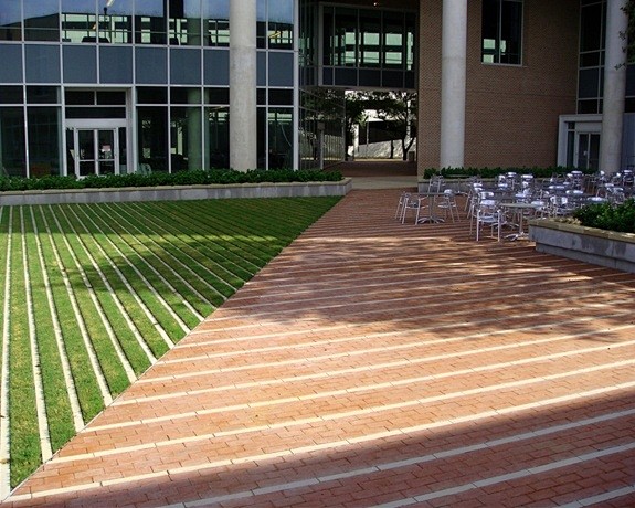 Lawn and paving patt...