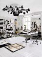 【办公空间】丹麦艺术家TENKA GAMMELGAARD个人工作室欣赏