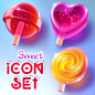 Lollipop icon set, Viktoria Kan