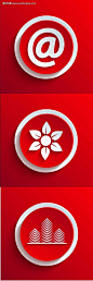 设计元素 圆形图标 图标设计 红色背景 按钮设计 #矢量素材# ★★★http://www.sucaifengbao.com/vector/beijing/

