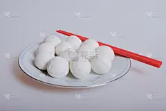 米饭炸肉饼,元宵节,团子,水平画幅,无人,春节,影棚拍摄,红色,传统节日,亚洲