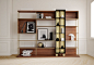 Open wooden bookcase LITERATURA SELECTION by Punt