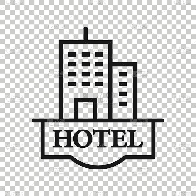 酒店,住宅房间,标志,小旅馆,绘画插图,建筑外部,计算机图标,商务,矢量素材-花瓣网