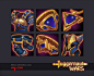 Props, Armor, Weapon, Julia Titova : Items / stuff for Action RPG MOBA game Juggernaut Wars - https://jw.my.com/