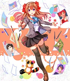 #pixiv# 每日排行速报：第13位，来自画师 Straw@お仕事募集中 的 月刊少女野崎くん。大图请戳 http://t.cn/RPdL5vt