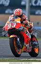 Marc Marquez no.93 of Spain and Repsol Honda Team in action during The PTT Thailand Grand Prix - MotoGP at Chang International Circuit on October 7, 2018 in Burirum ,Thailand