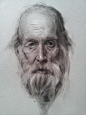 Portrait by Jeff Hein, charcoal, Salt Lake City, Utah, Professional artist