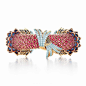 A design of fanciful creatures rises from the ... | The 2013 Tiffany …