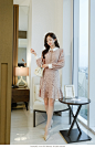 op9769 스페셜한 진주타이 장식의 레이스 밑단프릴 미디원피스 dress