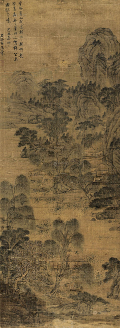 草堂话旧（采集到国画（清 王翚）